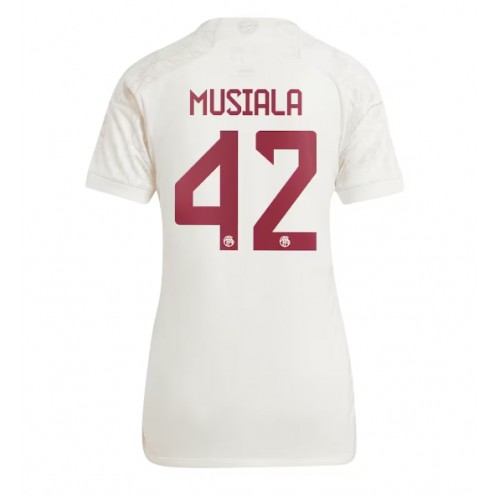 Maillot de foot Bayern Munich Jamal Musiala #42 Troisième Femmes 2023-24 Manches Courte